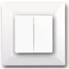 SIEMENS DELTA ONE DOPPELTER 2-WEGE-SCHALTER KOMPLETT WEISS SIE003629 7