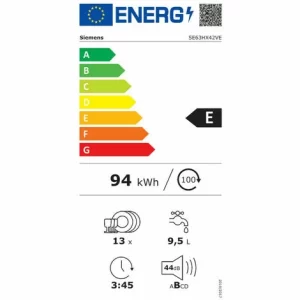 Spülmaschine 60cm 13c 44db Voll Integriert – Se63hx42ve – Siemens 8