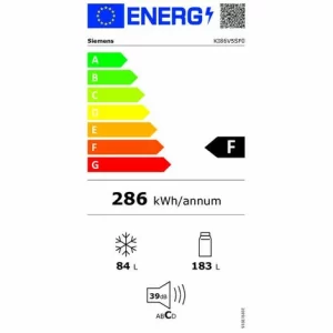 267l Einschub-Kombikühlschrank – Ki86v5sf0 – Siemens 8