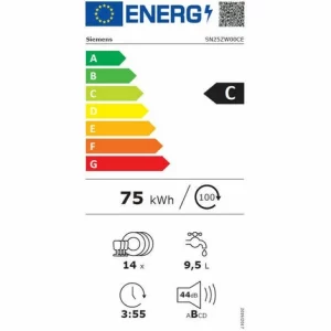 Spülmaschine 60cm 14c 44db – Sn25zw00ce – Siemens 9